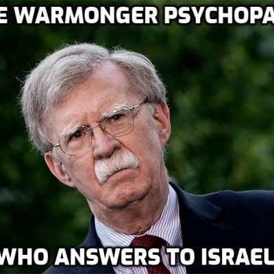 Cult-Owned Lunatic John Bolton Calls For Putin Assassination And Regime Change