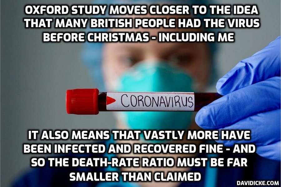New Oxford Study Hidden By Mainstream Media: Millions Already Infected, Recovered, & Immune?