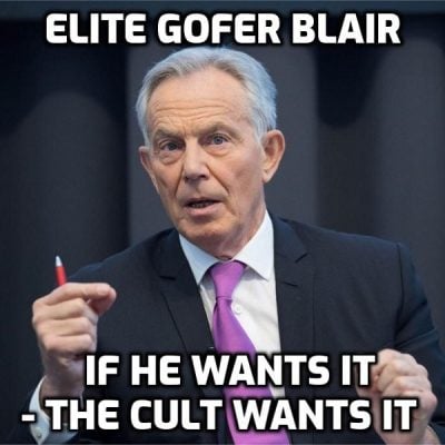 War Criminal Blair: America's retreat is imbecilic - and tells our enemies we don't have any interests or values worth defending. You don't have any 'values' you mass-murdering psychopath