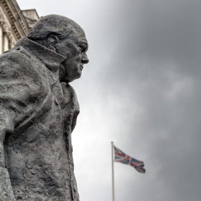 Churchill statue 'may have to be put in museum', says granddaughter