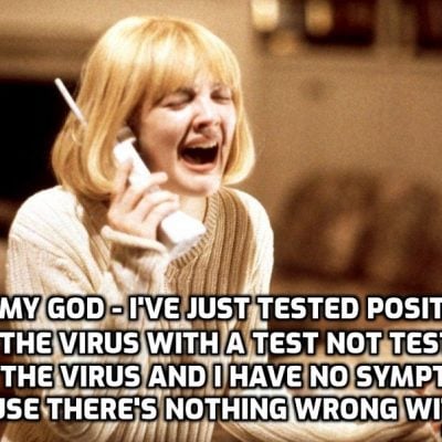 Wales local lockdown to be enforced in Caerphilly area after handful rise in 'Covid' cases testing positive for the 'virus' in a test not testing for the 'virus' - Oh, crisis then