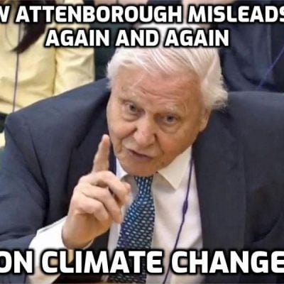 David Attenborough isn’t a knight in shining armour; he’s a salesman peddling depopulation dressed up as climate change