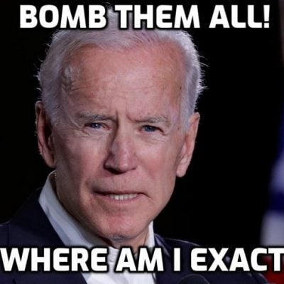 Biden proposes largest-ever US military budget while Americans are going under financially. Evil simply doesn't suffice