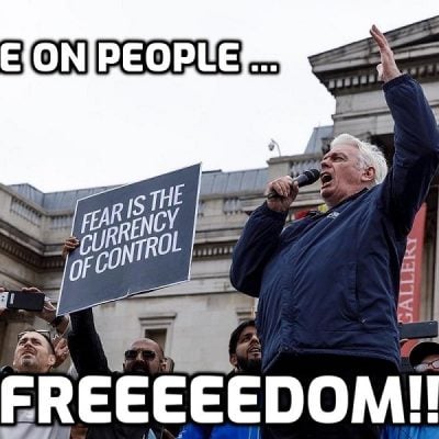 Droves of lockdown protesters flood London for weekly ‘Freedom March’