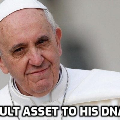 Only fully vaccinated people are allowed to attend the Cult-owned Pope’s upcoming Mass - kill yourself or change your genetics so you can hear this dark entities bullshit