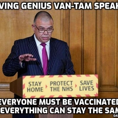 Your 'vaccine' questions answered - non-sense meets common-sense. By the way, Laurence, the government DOES have a plan - it's being orchestrated by unelected dark suits in the shadows and for them it is all working perfectly as they survey the devastation, broken lives and dependency on the state they intended from the start (see the rest of the world, too, because it's globally coordinated)