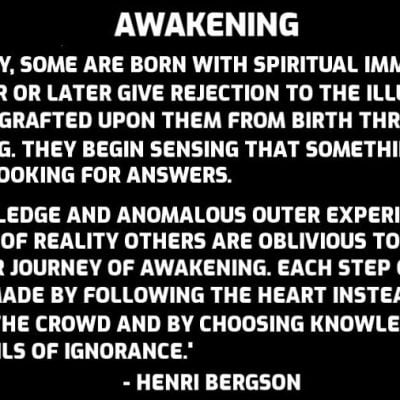 Message to the awakening ...
