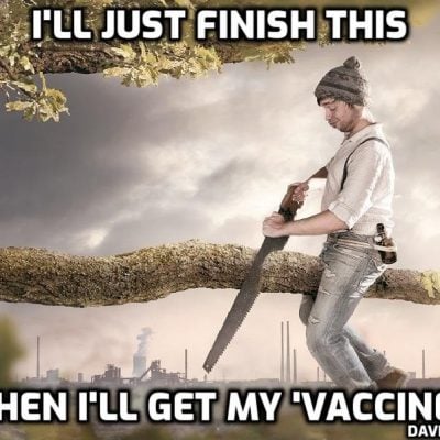 'Vaccinated people are at risk of the new variants … vaccinated people should be put in quarantine,' says Professor Christian Perronne who needs some serious help