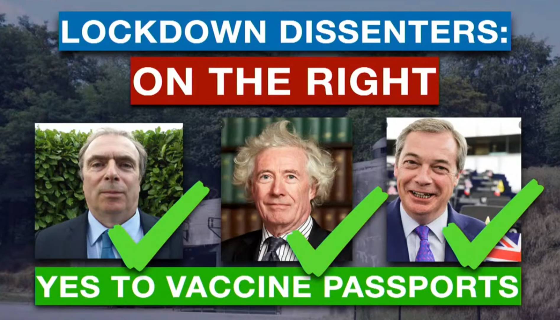 They claim to stand up for freedom but they’ve all caved to the ‘vaccine’ passports that shred the very foundations of freedom. WE have to do it People – there is no one else