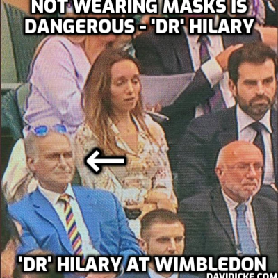 Dr Hilary (this prat is a DOCTOR? Jeez) says Strictly pros have 'duty of care' to reveal whether they've had the 'Covid' fake jab which is killing enormous numbers of people. Absolutely right. If people have had the jab they should say so and we can have an ambulance with an engine running outside next to the men in white coats waiting for 'Dr' Hilary. If you want a live debate on your ludicrous show 'Dr' give me a call. I can't wait