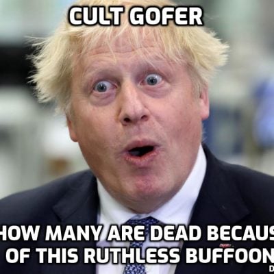 How the US and Boris Johnson stopped negotiations to end the conflict in Ukraine because the Cult wants the war to continue. The number of lives that Johnson has been responsible for ending with 'Covid', fake vaccines and Ukraine is breathtaking
