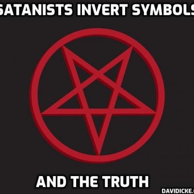 Shot at an angle to be an inverted pentagram, the classic symbol of ...