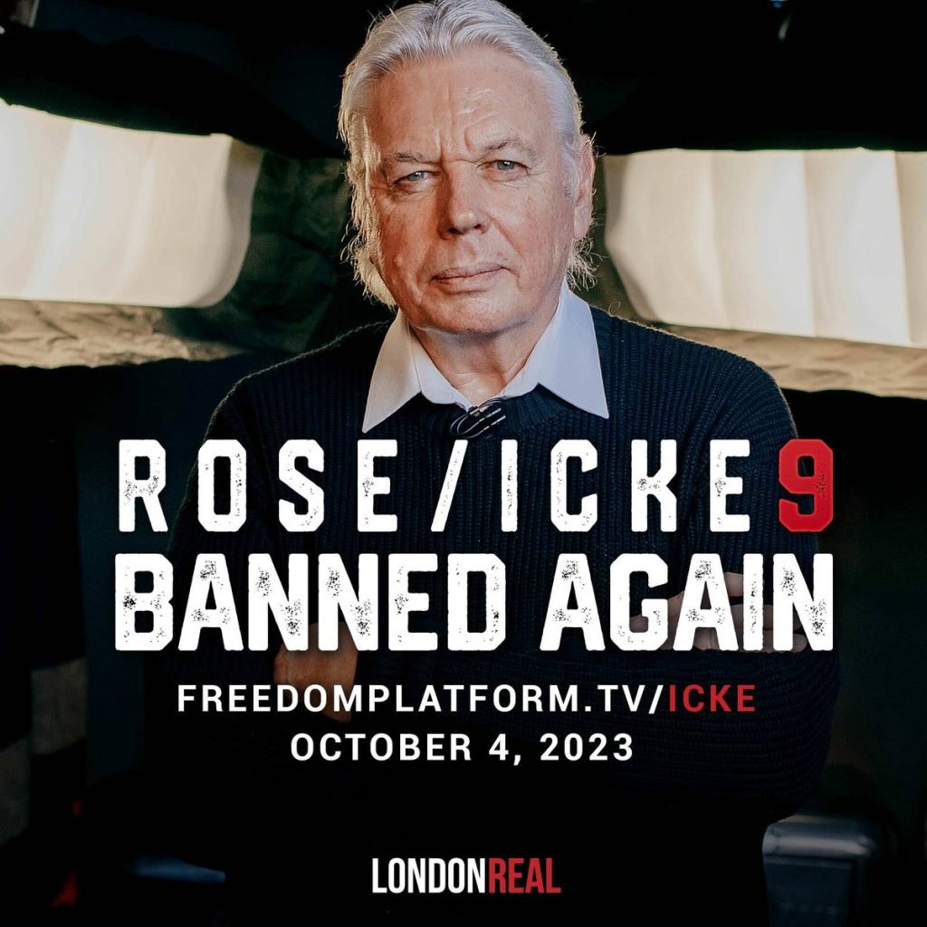 FULL ROSE/ICKE 9: BANNED AGAIN - including David on Russell Brand and the 'here but no further mainstream alternative media' and where it refuses to go - REALITY CHANGING IN THE EXTREME