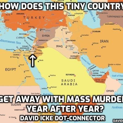 How Does This Tiny Country Get Away With Mass Murder Year After Year? - David icke Dot-Connector