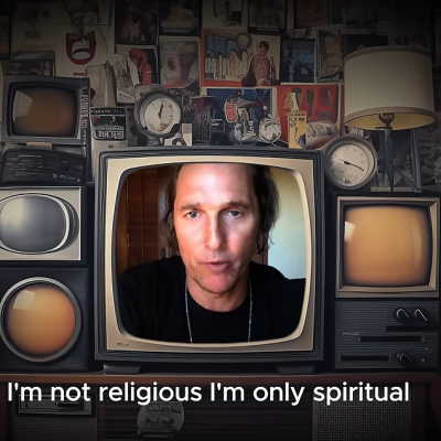 Actor Matthew McConaughey making good points about the Bible which I make myself - there are some great messages in the Bible, but the problem comes when we are told to believe every word as the word of 'God' when it advocates violence and other horrors and nonsense. Take what feels right and leave the rest. Also 'unity' can be a synonym for 'group think'