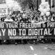 35 years on and still battling for human freedom with some lovely people in London who know how crucial it is that digital ID is not allowed to delete the most basic of freedoms