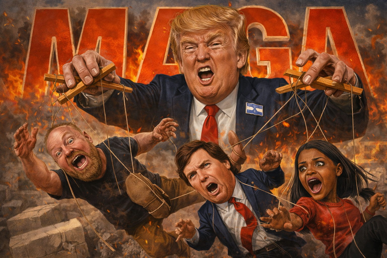 There are just a few words of truth in this embarrassing desperation -‘Under this administration we’re going somewhere we’ve never been.’ The game was to gather together pushbackers, call them ‘MAGA’, and get their fake saviour to lead them into oblivion. Then bring the Wokers back to complete the job. Trump was never the ‘resistance’. His job was to kill the resistance. In terms of ‘MAGA’ – job done.