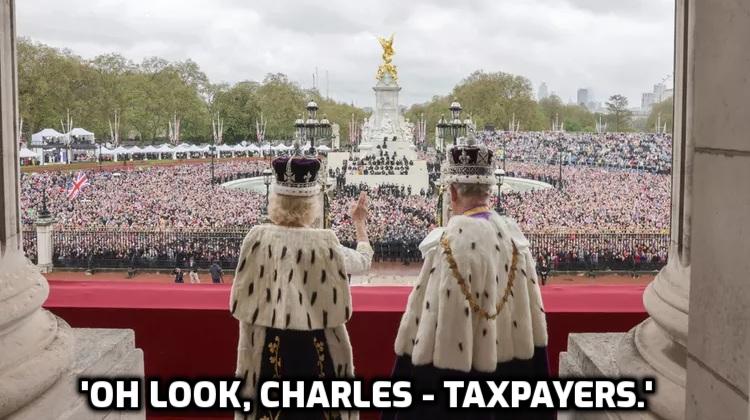 How thoroughly decent of him. He pays tax on Duchy of Lancaster money in effect handed to him by the state (taxpayers) which the taxpayers then hand back plus far more in the form of £100 million in the mega-increased Sovereign Grant. Ladies and gentlemen, I give you Britain’s biggest state benefits family … they are taking the piss.