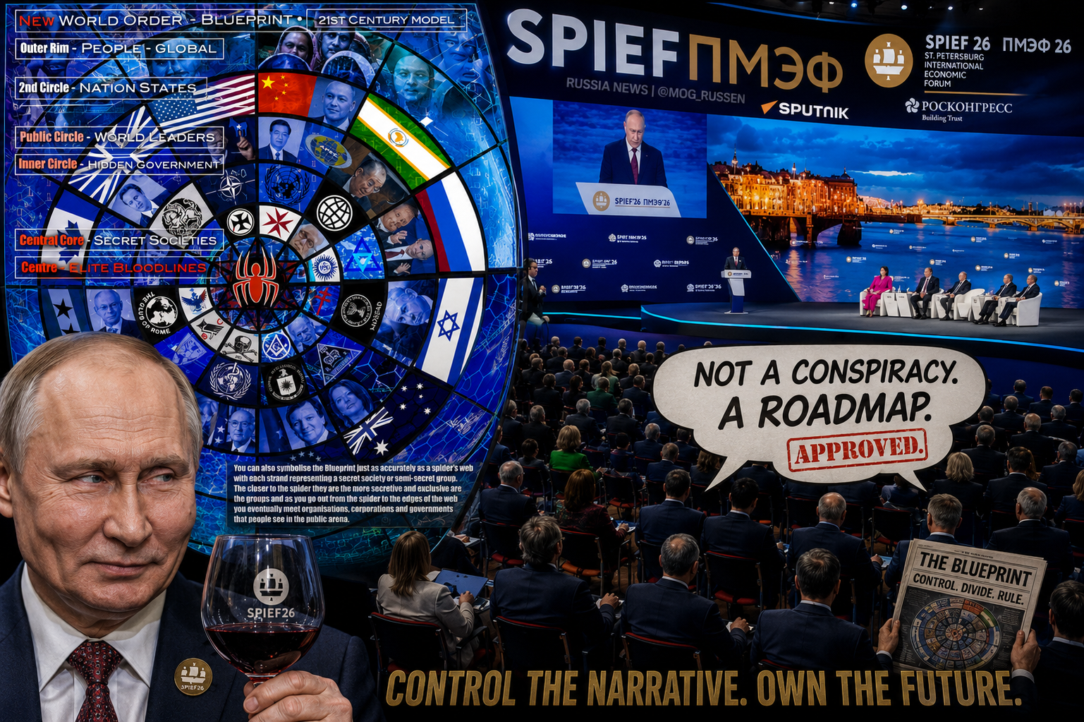 This is a classic – especially when you know that Putin is ultimately controlled by the same force as those he condemns. They are ALL Cult gofers and you are watching theatre Putin says: ‘The world is undergoing its largest transformation in decades. This isn’t a phase – the entire paradigm of global development is changing forever.’ But that has been exactly the Cult plan all along as I was saying throughout Trump’s election campaign. Trump is the wrecking ball to weaken and dismantle America and the present world system so the centre of global power can move to China and the East. China BRICS alliance partner Iran (joined 2024 as Trump was being prepared to come in) is a catalyst. BRICS already includes about half of the global population and more than 41% of world GDP with many more members to come. All parties, East and West, agree with Putin that ‘the entire paradigm … is changing forever.’ It was always meant to. They ALL further agree that AI/digital control of the human population is the answer (as I have so long said was the game).