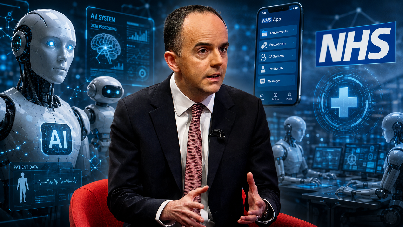 Health Secretary dismisses concerns over using Artificial Intelligence to ‘triage’ patients, claiming it could cut early morning GP telephone queues by a third