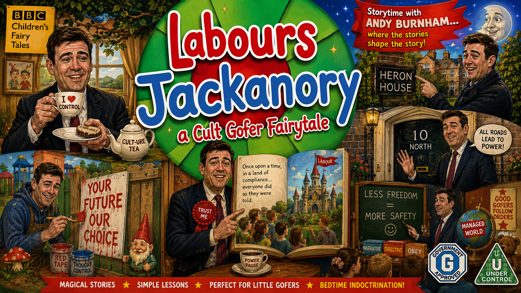 How it works. They just don’t want YOU to know. Another conman ‘prime minister’ (Cult gofer) selling you a fairy story. The politics of Jackanory.