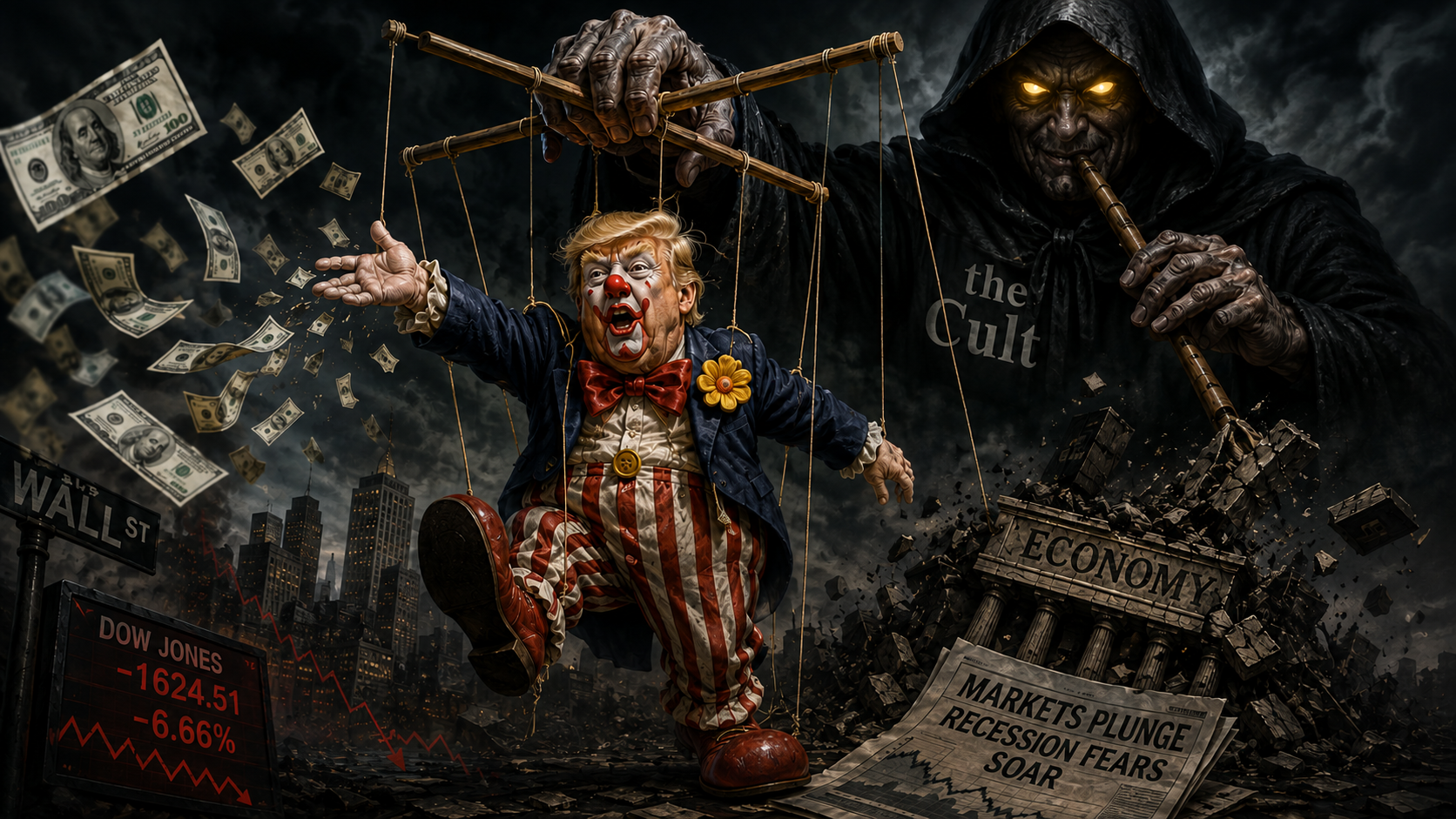 As I said before he was elected – Trump was being installed by the Cult to dismantle America and with it the West. He’s just a demented gofer clown doing his job.
