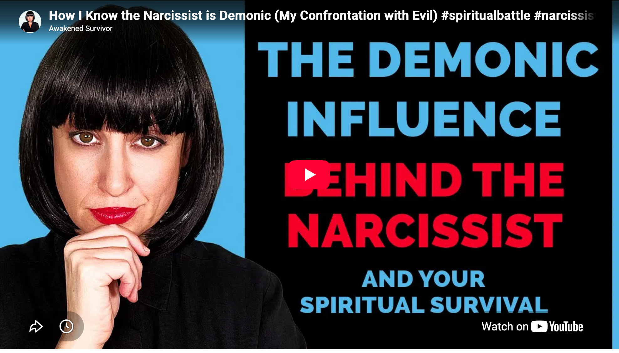 GB How I Know the Narcissist is Demonic (My Confrontation with Evil)