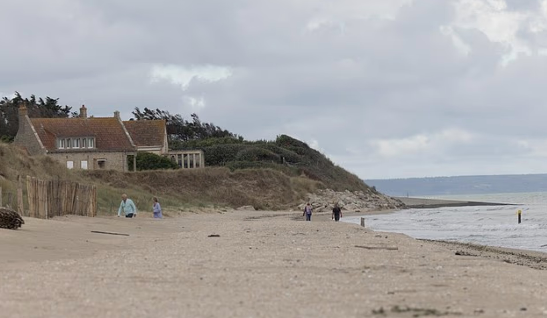 The remote French beach where allied troops began the liberation of Europe in D-Day landings now being used as a mega dinghy launch pad bringing migrants to Britain