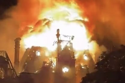 Yes, this will change everything chaps. Well done you: Moment distraught woman begs French rioters not to loot shop and 143-year-old town hall is incinerated as violent protests spread across Europe. The usual question: ‘Who benefits?’